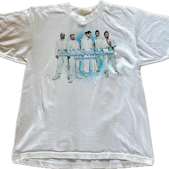 Tops - BACKSTREET BOYS AUTHENTIC SPHERE MILLENNIUM CONCERT T SHIRT LAS VEGAS LARGE